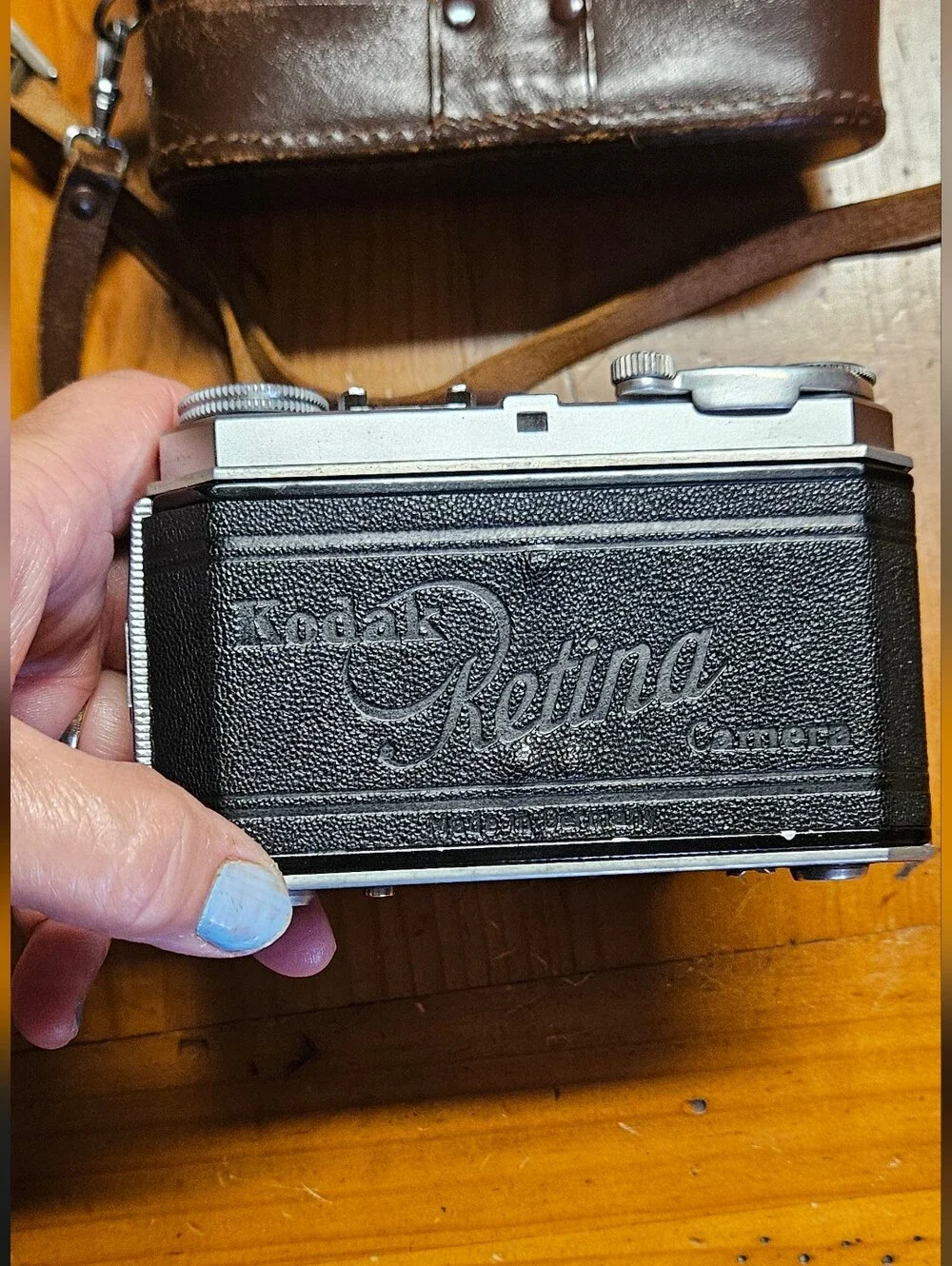 Kodak Vintage 1A Folding Film Camera in Black and Brown